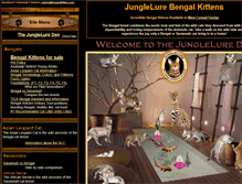 Tablet Screenshot of leopardkittens.com